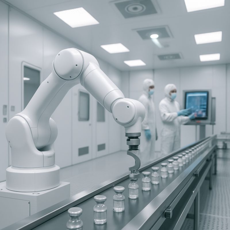Roboter im Reinraum
